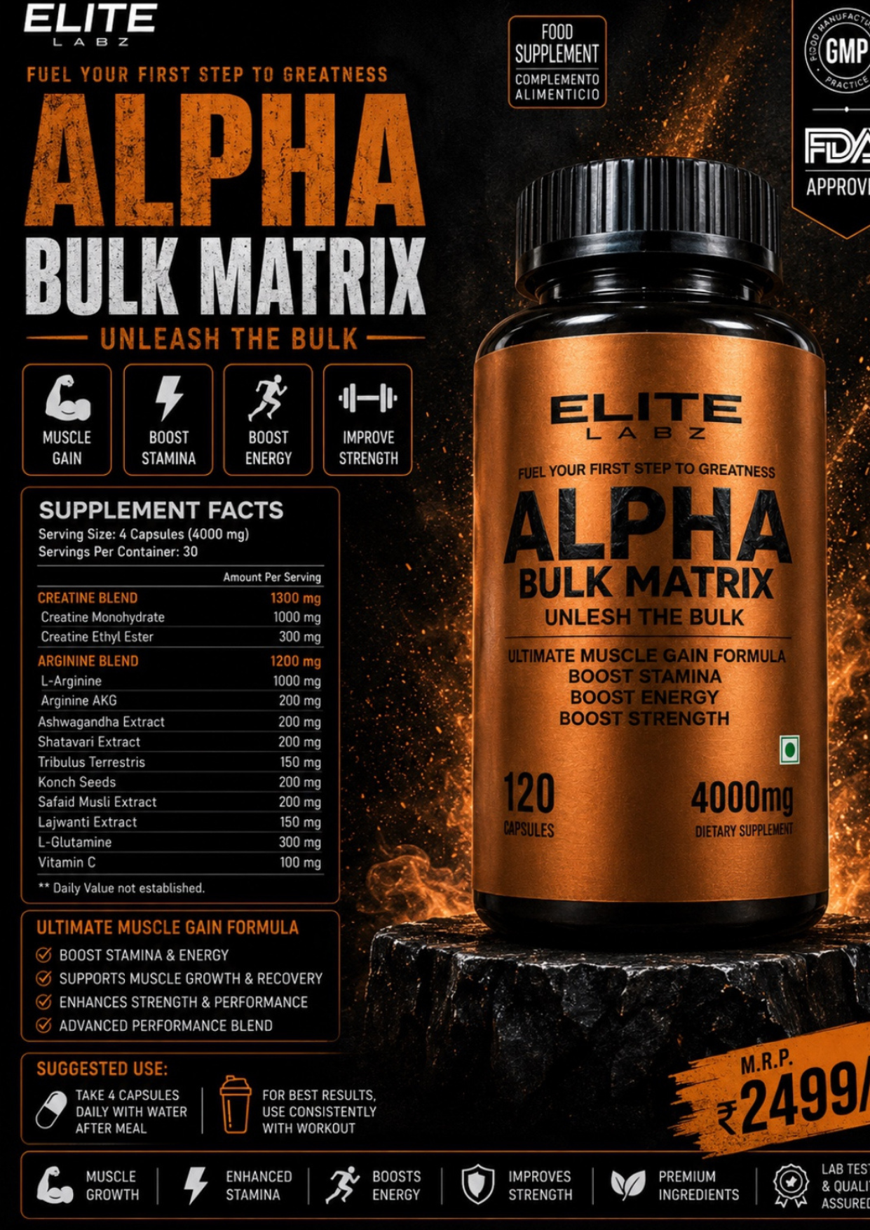 Elite Labz Alpha Bulk Matrix
