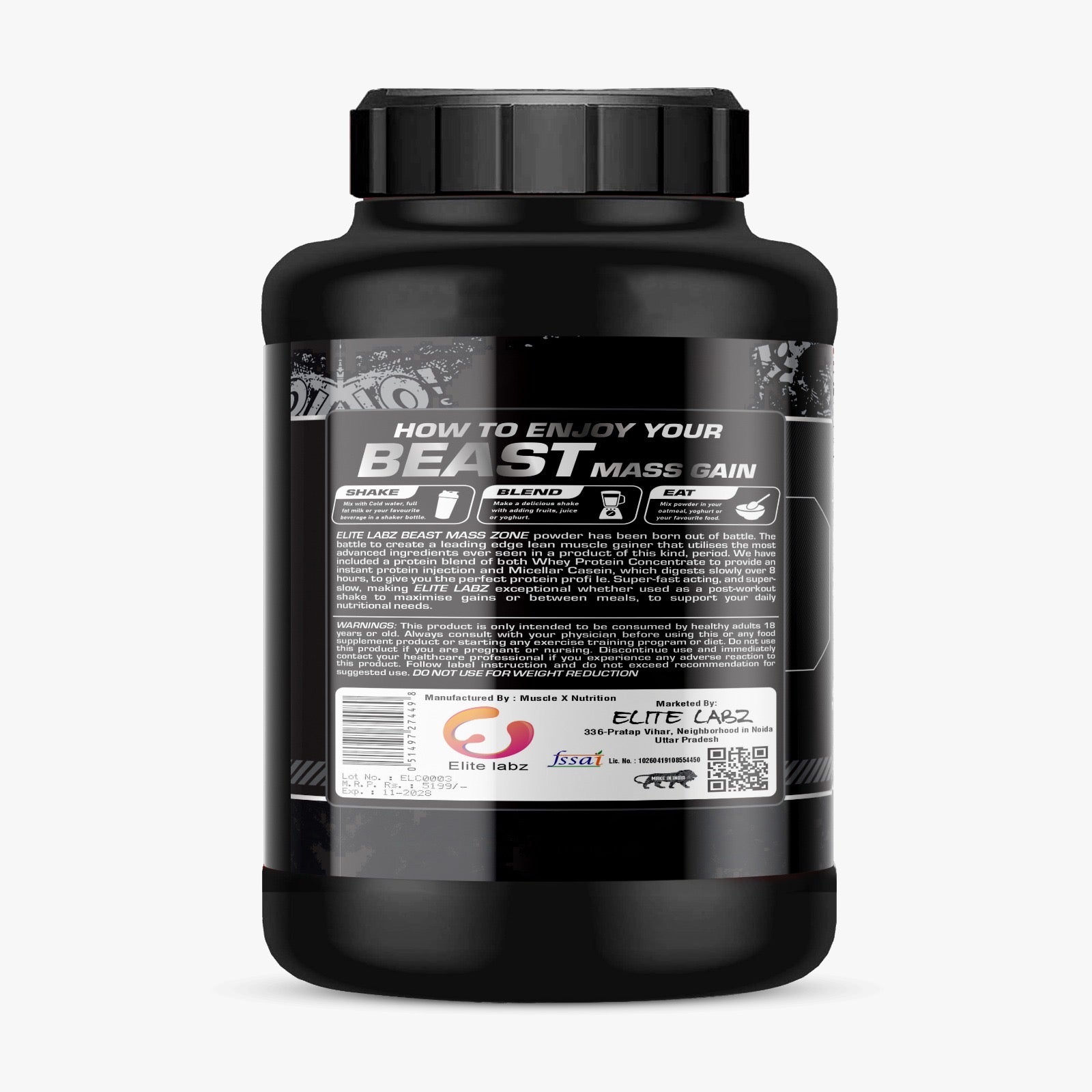 Elite Labz BEAST MASS GAIN