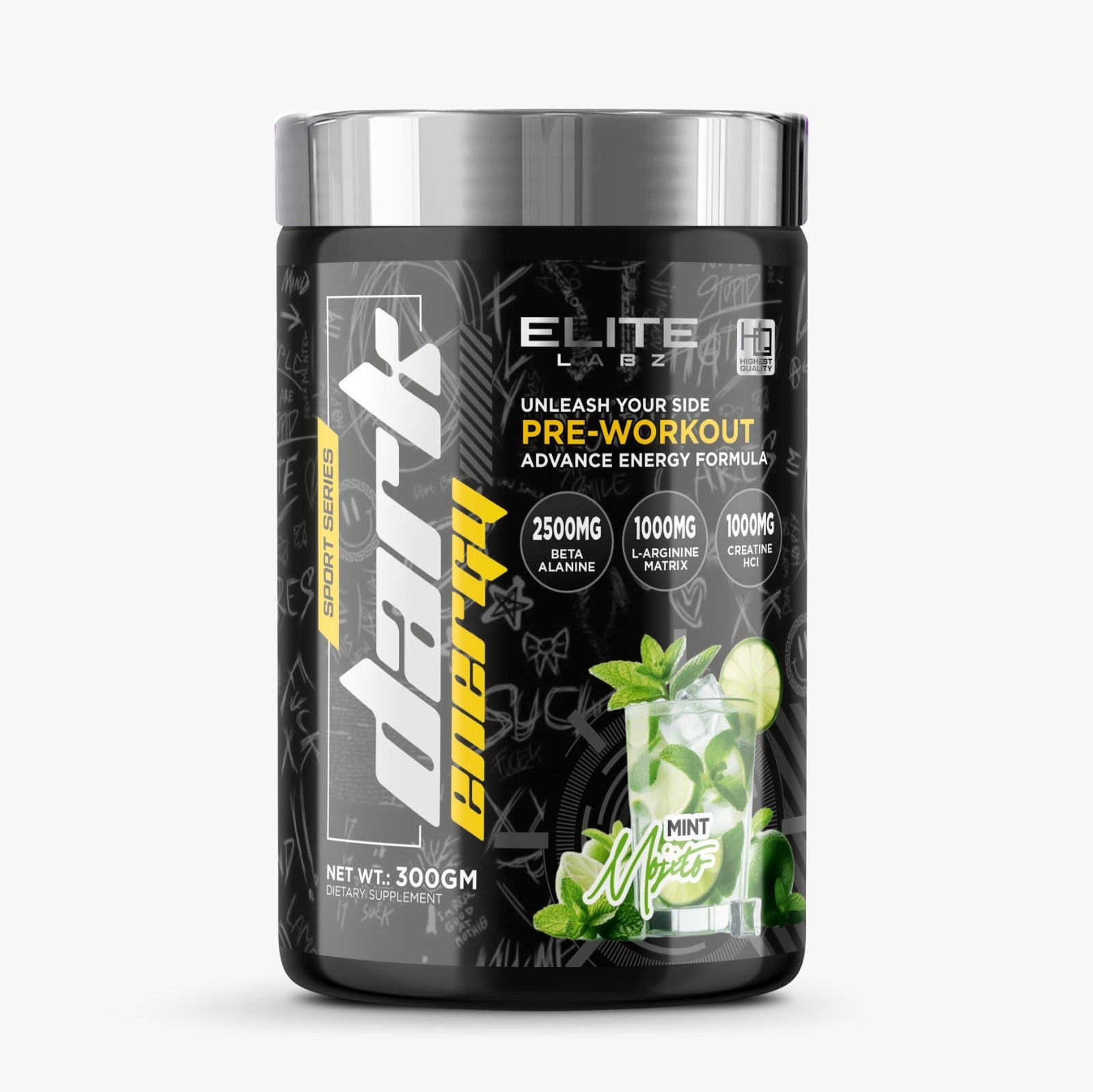 Elite Labz Dark Gamma Pre-Workout Powder