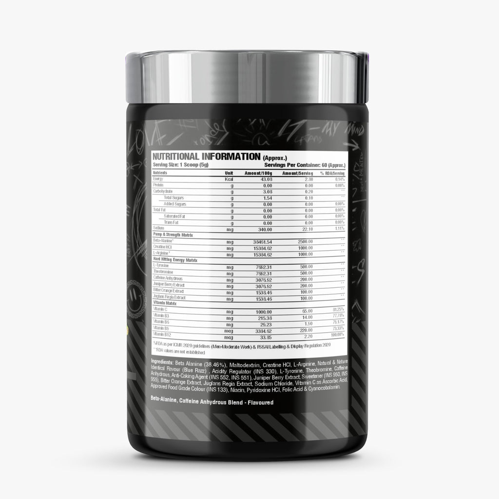 Elite Labz Dark Gamma Pre-Workout Powder