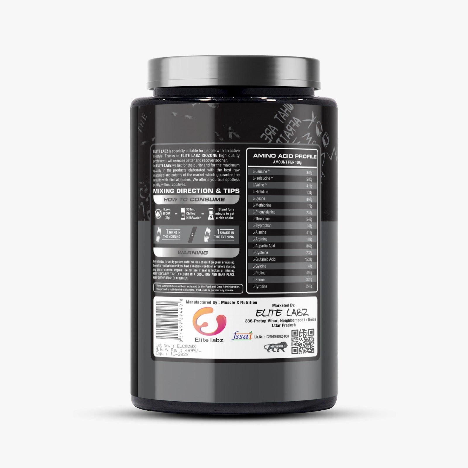 Elite Labz ISOZONE Isolate Whey Protein