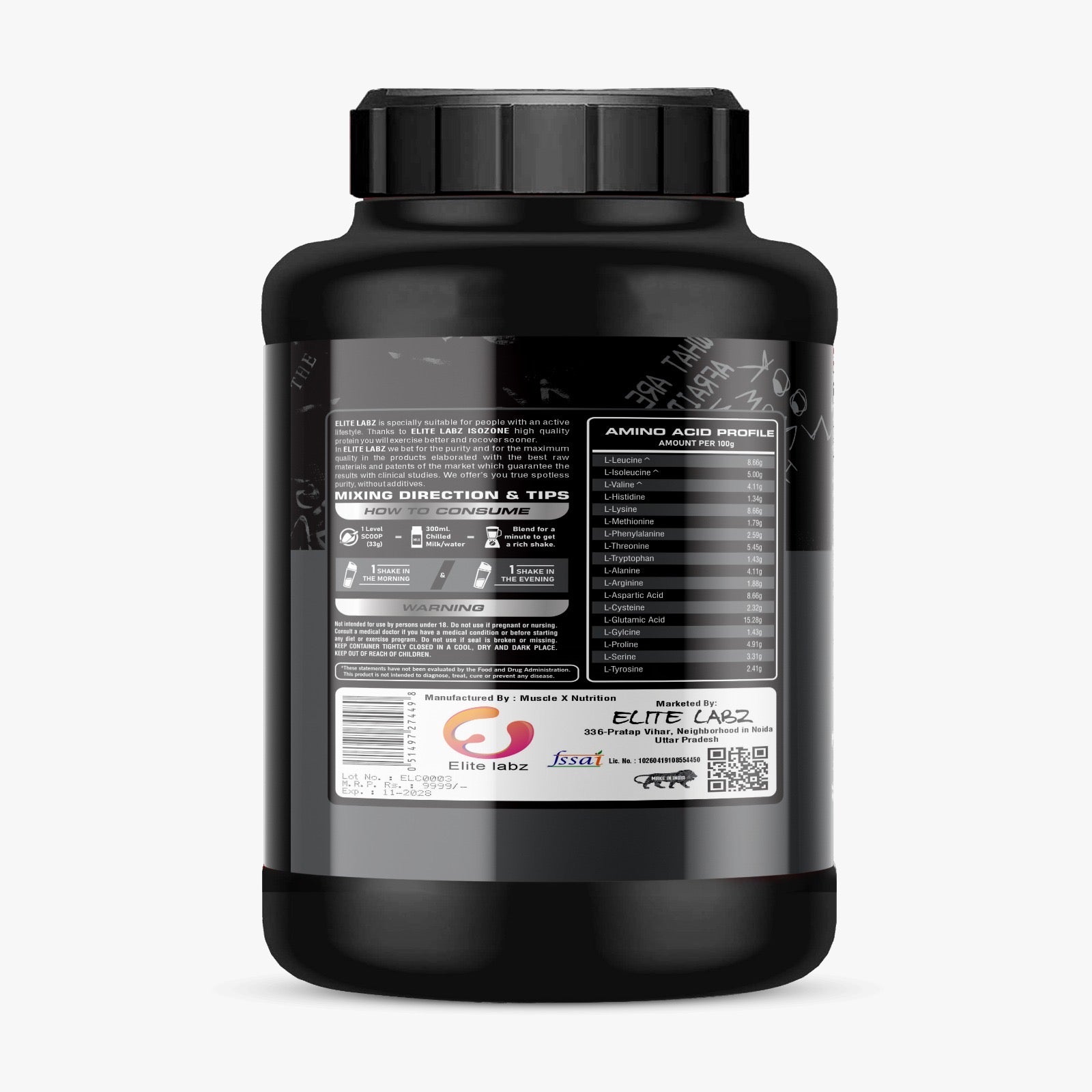 Elite Labz ISOZONE Isolate Whey Protein